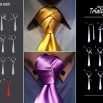 These are the eldredge and trinity knots, which are complex ways to tie a tie