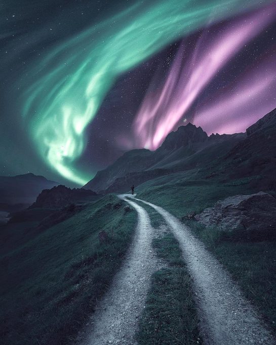 The surreal Northern Lights Suomi, Finland