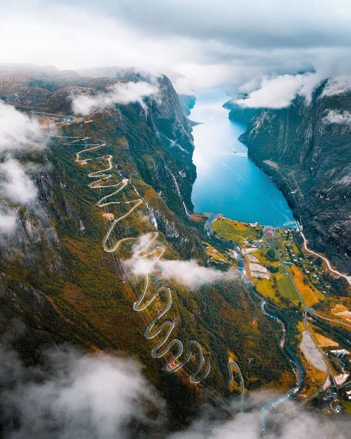 scenic route! Lysefjord, Norway