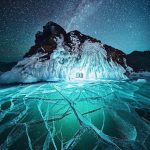 Stunning ice textures of Lake Baikal, Siberia