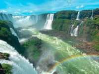 the most beautiful waterfalls in the world,Iguazu Falls, Brazil and Argentina