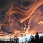 Asperatus clouds over New Zealand