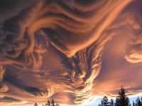 Asperatus clouds over New Zealand