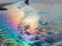 Rainbow as seen from a plane