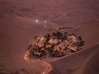 Oasis in Huacachina, Peru