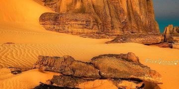 Algerian desert, Tassili hogar, Tamanarset, Algeria