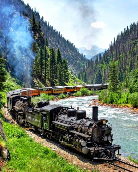 Durango & Silverton Narrow Gauge Railroad, Colorado, USA