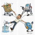 غلاء المعيشة على المواطن