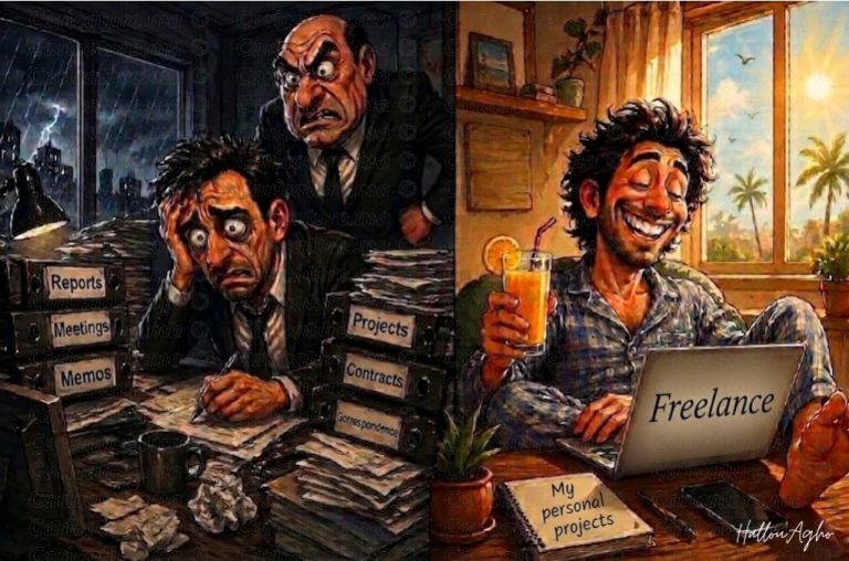 العمل الحر أم الوظيفة