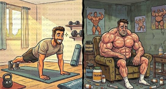 هوس بناء العضلات بالمكملات والمنشطات
