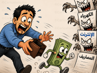 الراتب الشهري يصل مبتسمًا… ثم يركض مباشرة نحو المصاريف!